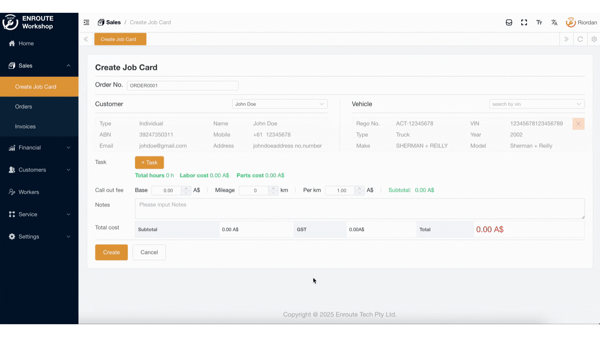 Selecting a custom checklist template